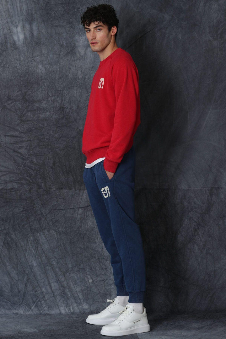 Crimson Comfort Men's Knit Sweatshirt - Texmart