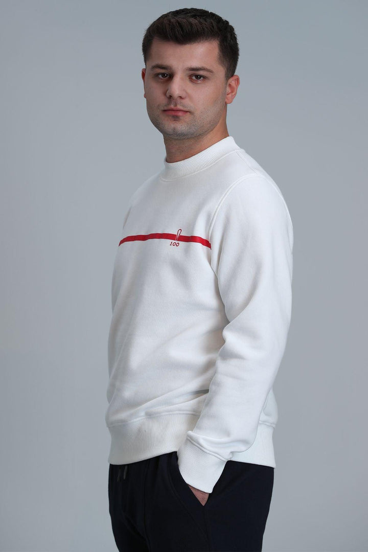 Cumhuriyet Men's Sweatshirt Off White - Texmart