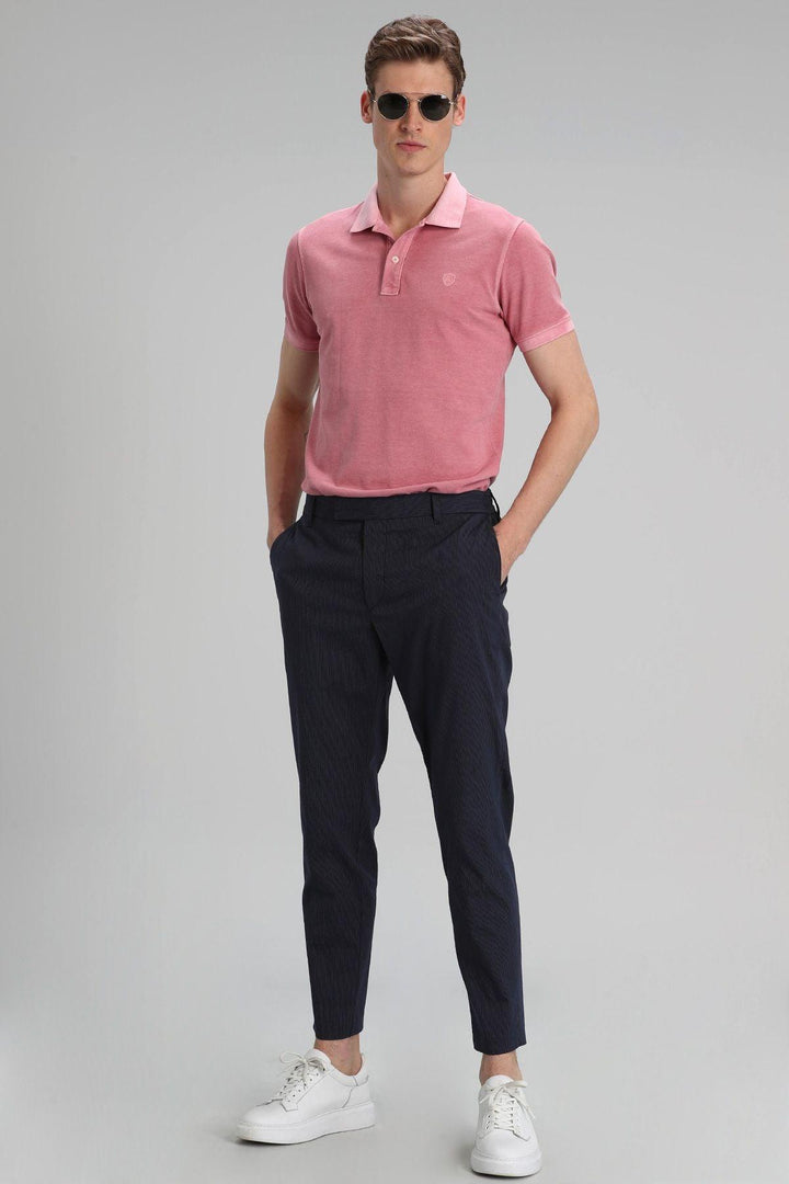 Dusty Rose Classic Cotton Polo Shirt for Men - The Ultimate Blend of Comfort and Style - Texmart
