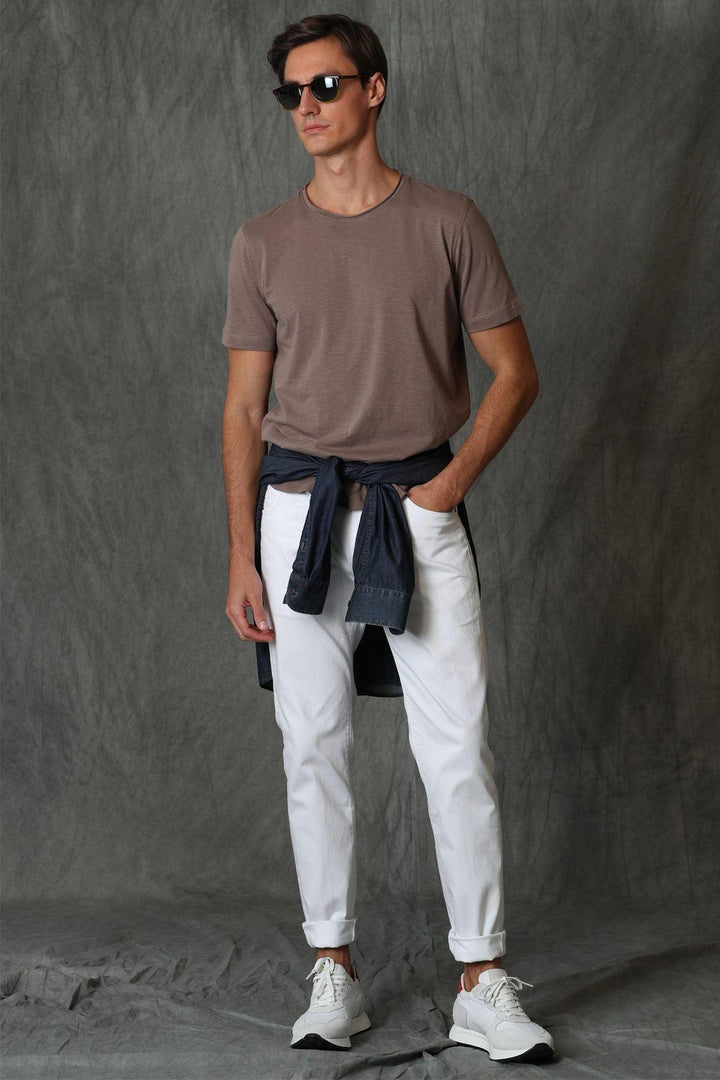 Earthly Comfort: Junya Men's Essential Cotton T-Shirt - Texmart