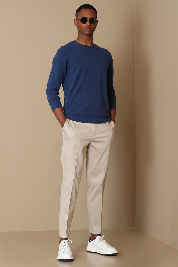 Effortless Elegance: The Timeless Beige Slim Fit Chino Trousers for Men - Texmart