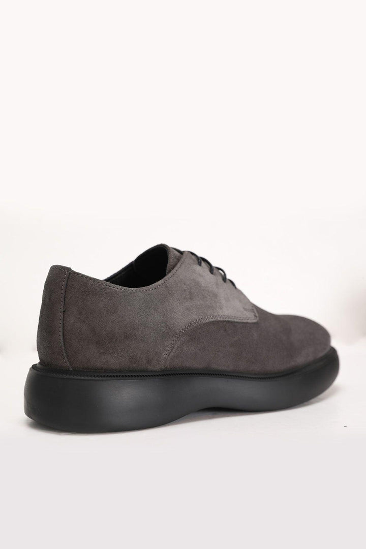 Elevate your Style with the Gray Velluto Men's Suede Casual Shoes: A Perfect Blend of Comfort and Sophistication - Texmart