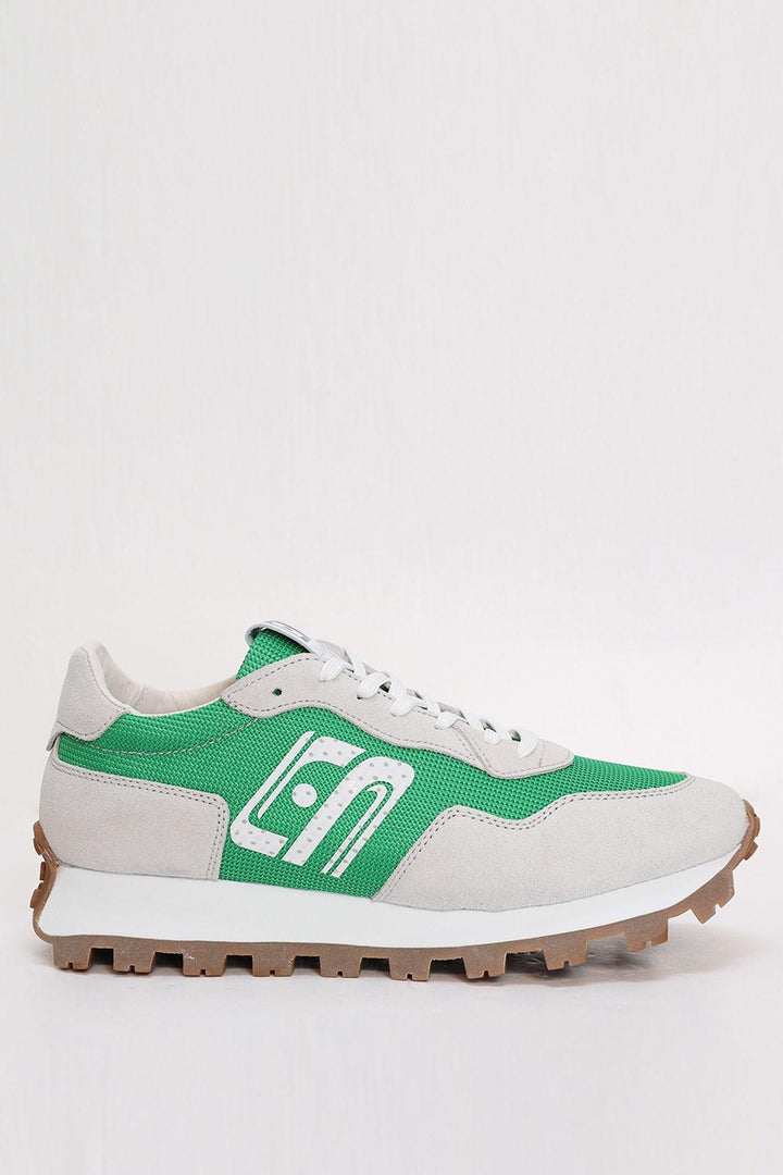 Emerald Essence Leather Sneakers: The Epitome of Modern Elegance - Texmart