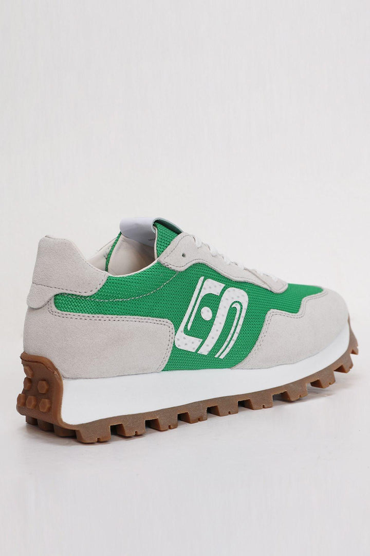Emerald Essence Leather Sneakers: The Epitome of Modern Elegance - Texmart