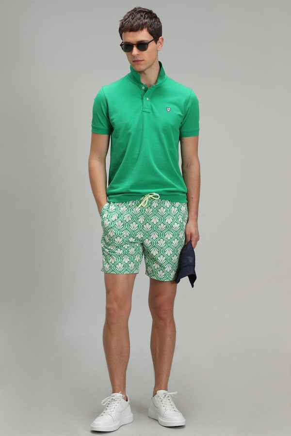 Emerald Oasis Men's Swim Shorts: Dive into Style and Comfort this Summer! - Texmart