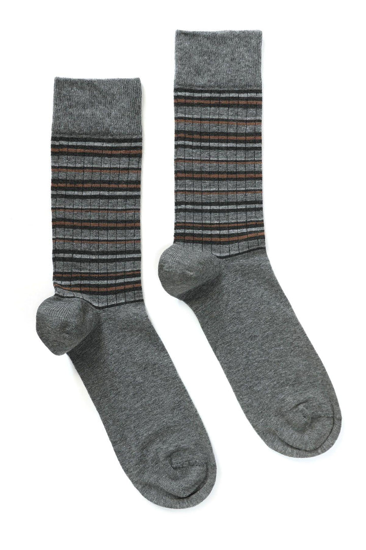 Gray ComfortBlend Men's Socks by Olarf - Texmart