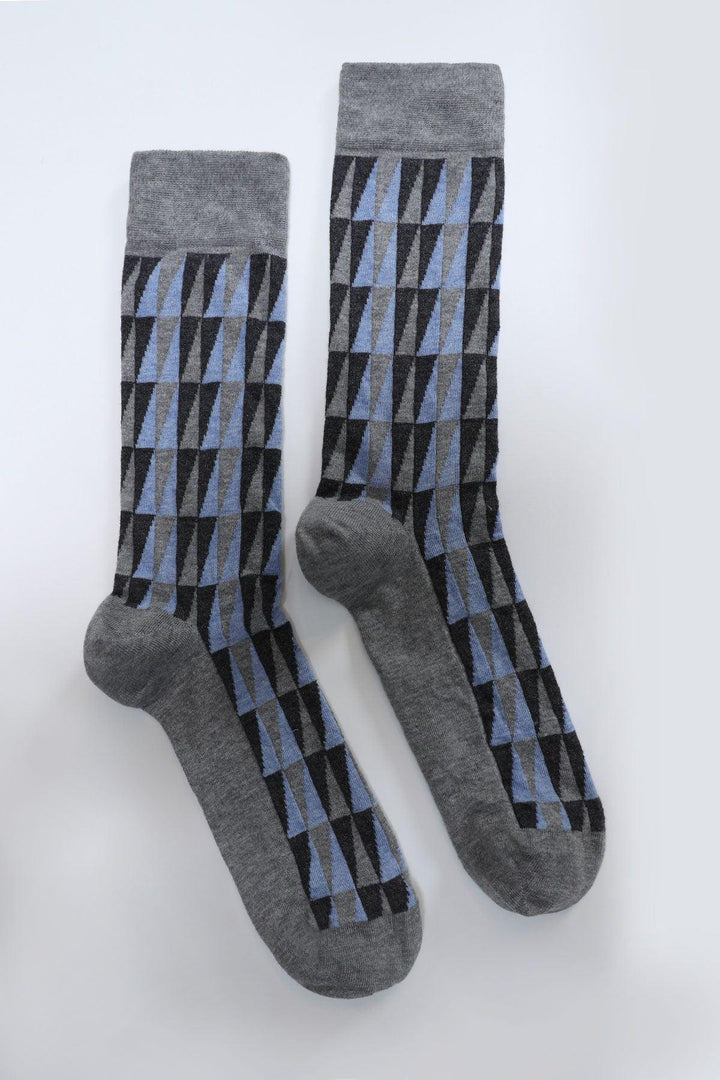 Gray ComfortBlend Men's Socks: Elevate Your Sock Collection with Style and Comfort - Texmart