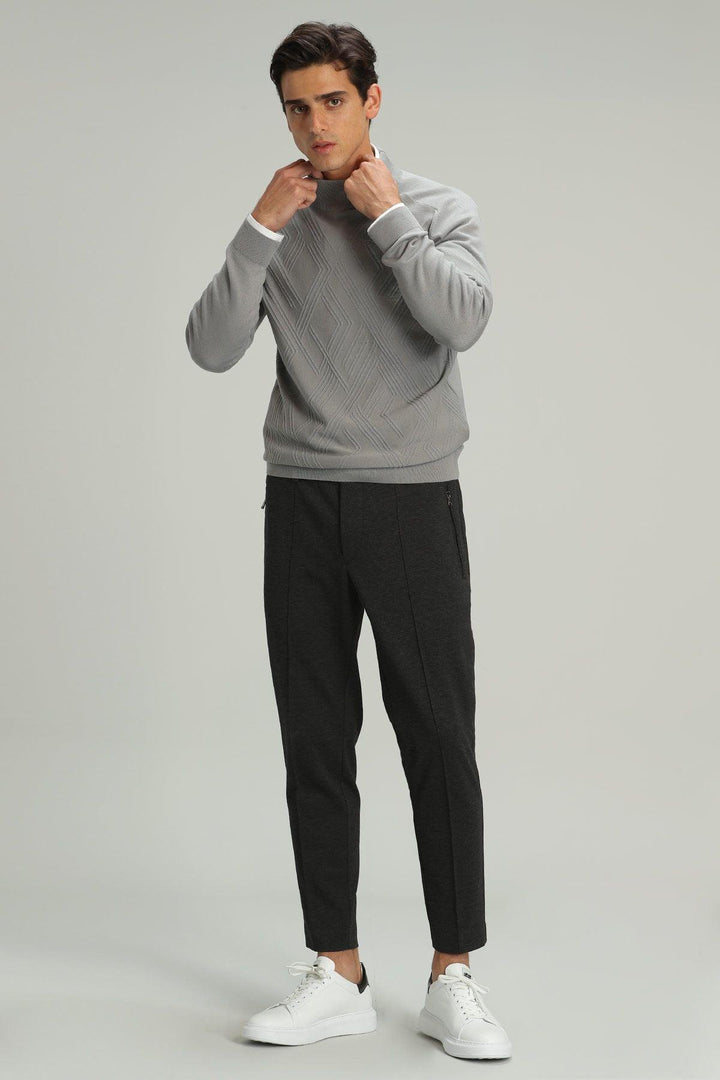 Gray Triko Blend Sweater - Texmart