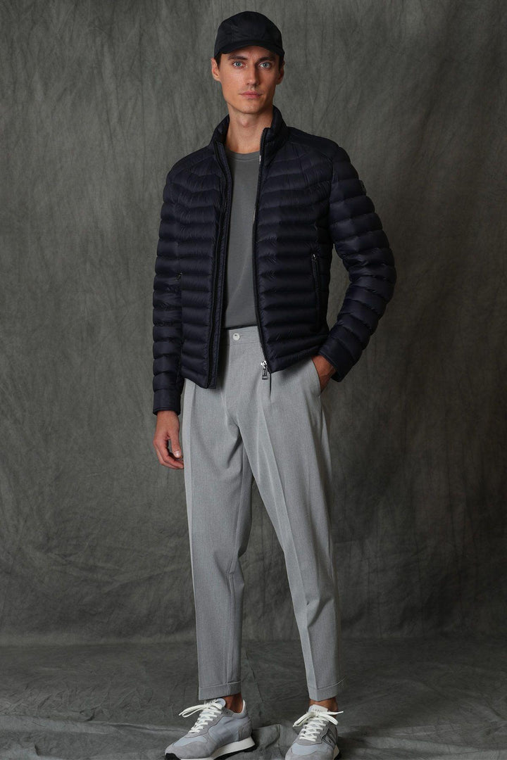 Introducing the Midnight Sky Feathered Men's Coat: A Perfect Blend of Warmth and Style - Texmart