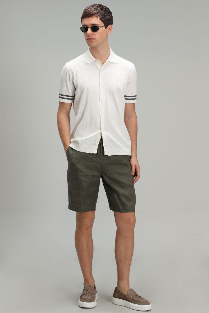 Khaki Comfort: Premium Slim Fit Chino Shorts for Men by Peler Sports - Texmart