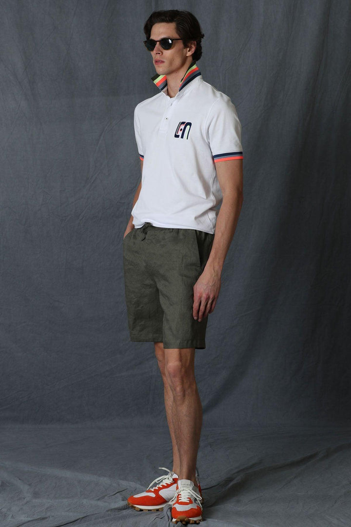 Khaki Comfort: Premium Slim Fit Chino Shorts for Men by Peler Sports - Texmart