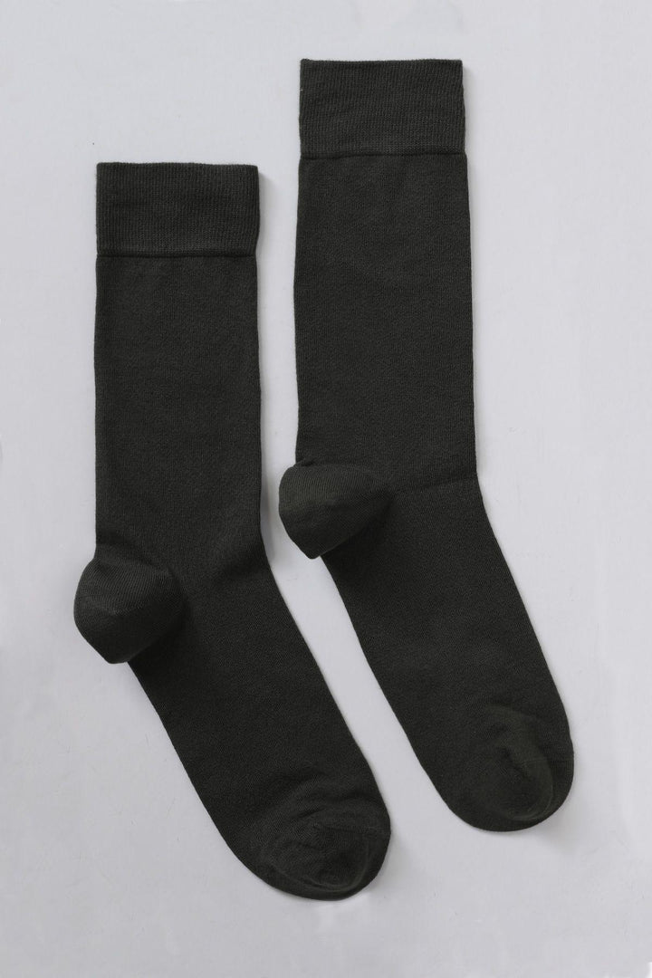 Khaki ComfortBlend Men's Socks - The Ultimate Fusion of Style and Comfort! - Texmart