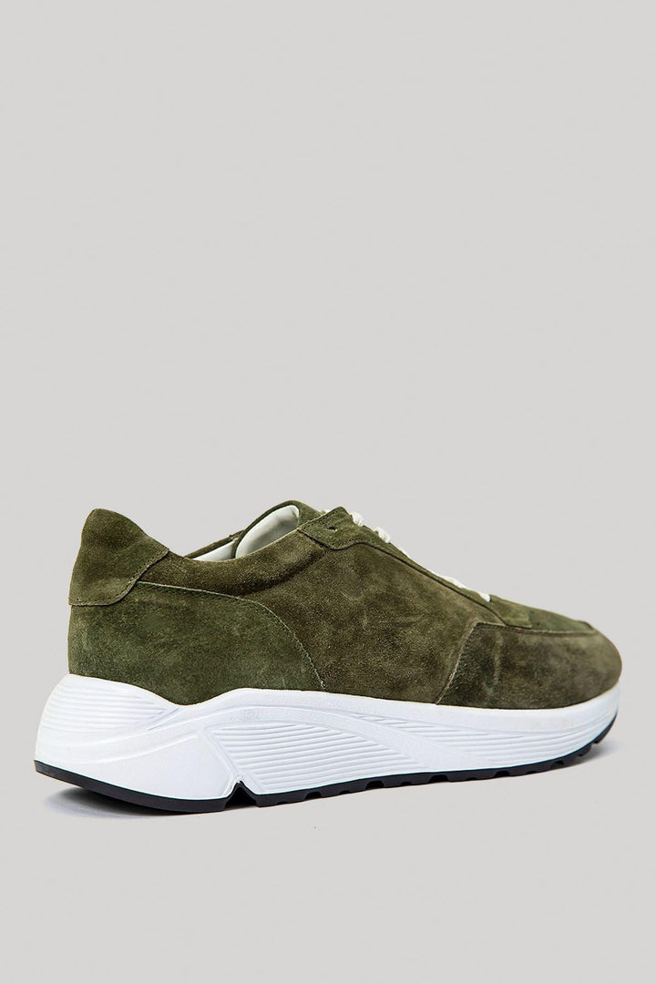 Khaki Leather Fusion Sports Shoes: The Epitome of Style, Durability, and Performance - Texmart