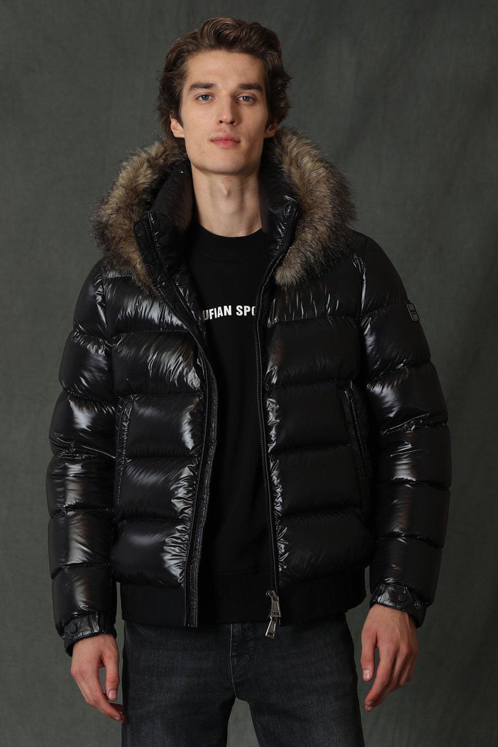 Luxury Black Feathered Men's Coat: The Ultimate Winter Essential - Texmart