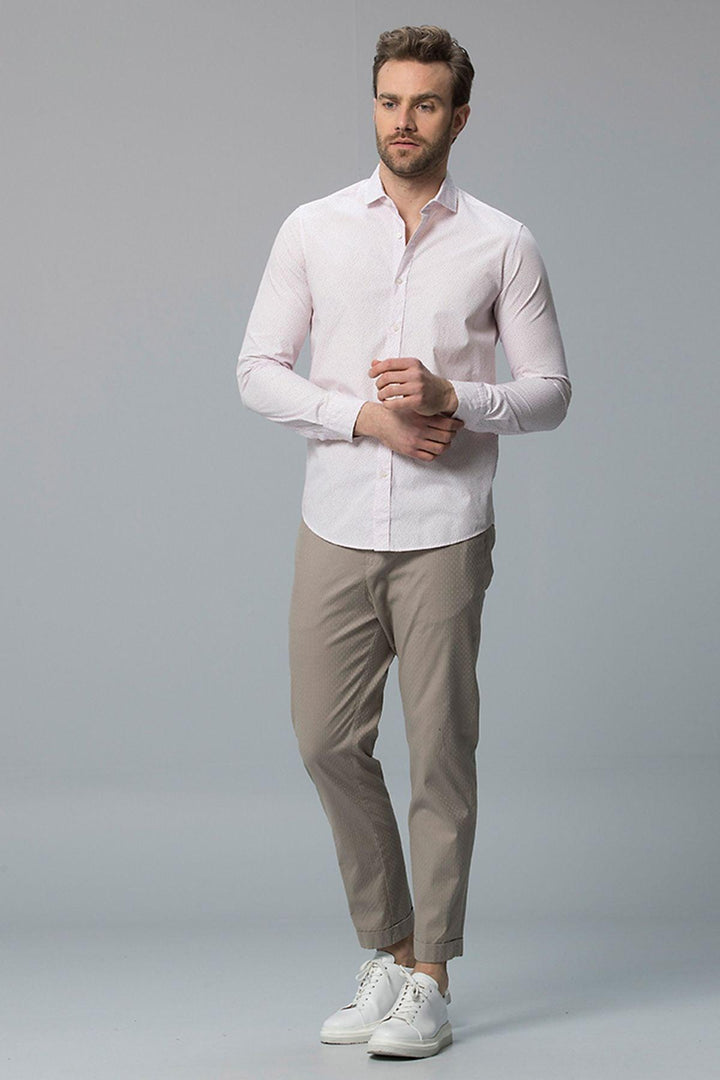 Mink Elegance: Vicent Smart Men's Slim Fit Chino Trousers - Texmart