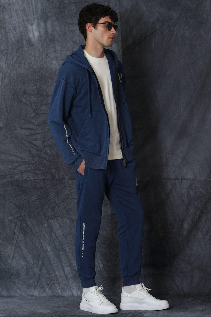 Nautical Blue Comfort Knit Sweatpants: The Ultimate Loungewear Upgrade for Men - Texmart