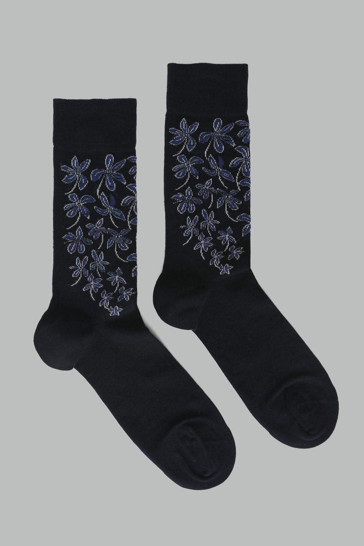 Nautical Elegance: Navy Blue Men's Knit Socks for Unmatched Comfort and Style - Texmart