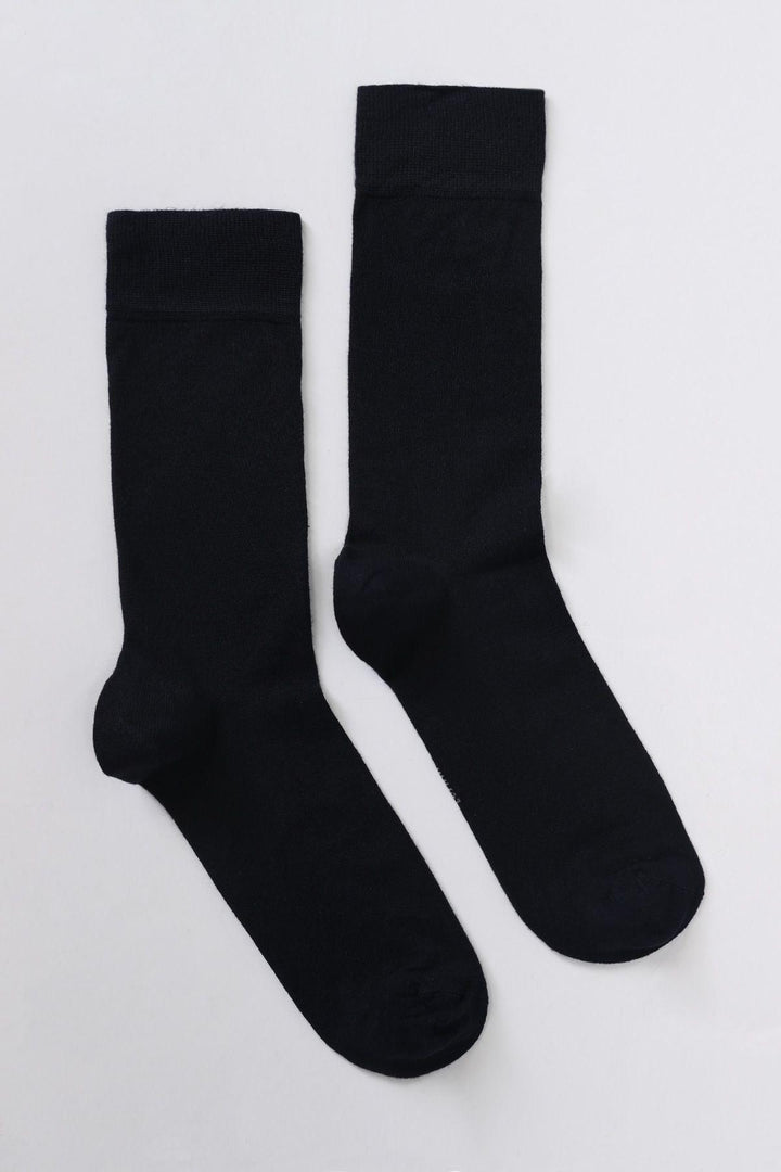Navy Blue Classic Comfort Men's Socks by Koft - Texmart