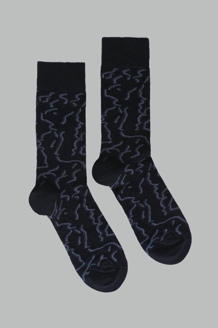 Navy Blue Comfort Knit Men's Socks: The Perfect Blend of Style and Comfort - Texmart