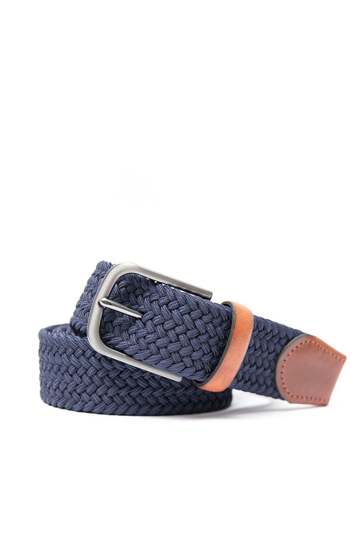 Navy Blue Elegance: The Ultimate Men's Leather Belt for Style and Durability - Texmart