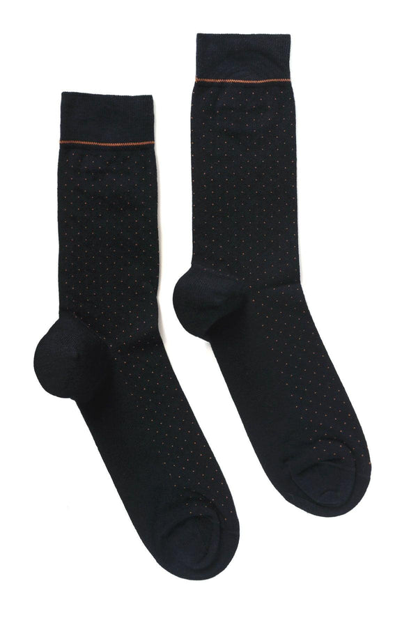 Navy Blue Starry Night Men's Socks: Elevate Your Sock Style with Celestial Charm - Texmart