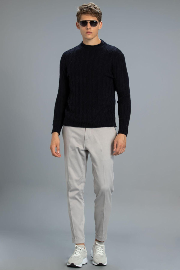 Navy Comfort Knit Sweater - Texmart
