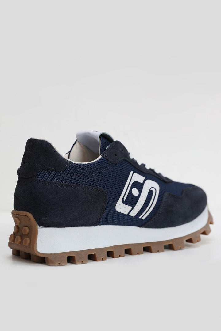 Navy Elegance Leather Sneakers: The Epitome of Style, Comfort, and Durability - Texmart