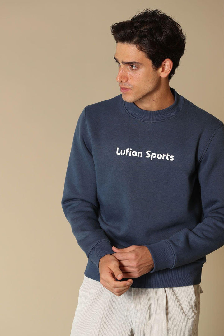 Navy Nightfall Men's Stellar Sweatshirt: A Perfect Blend of Style and Comfort - Texmart