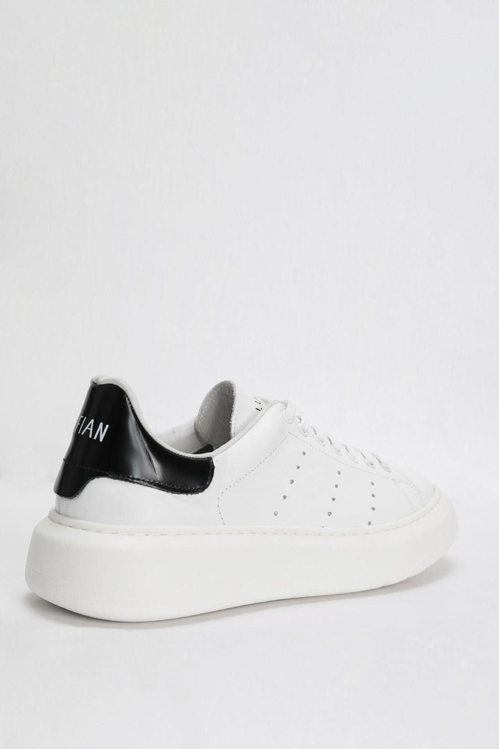 Paul's Premium White Leather Sneaker Shoes: Elevate Your Style with Confidence - Texmart