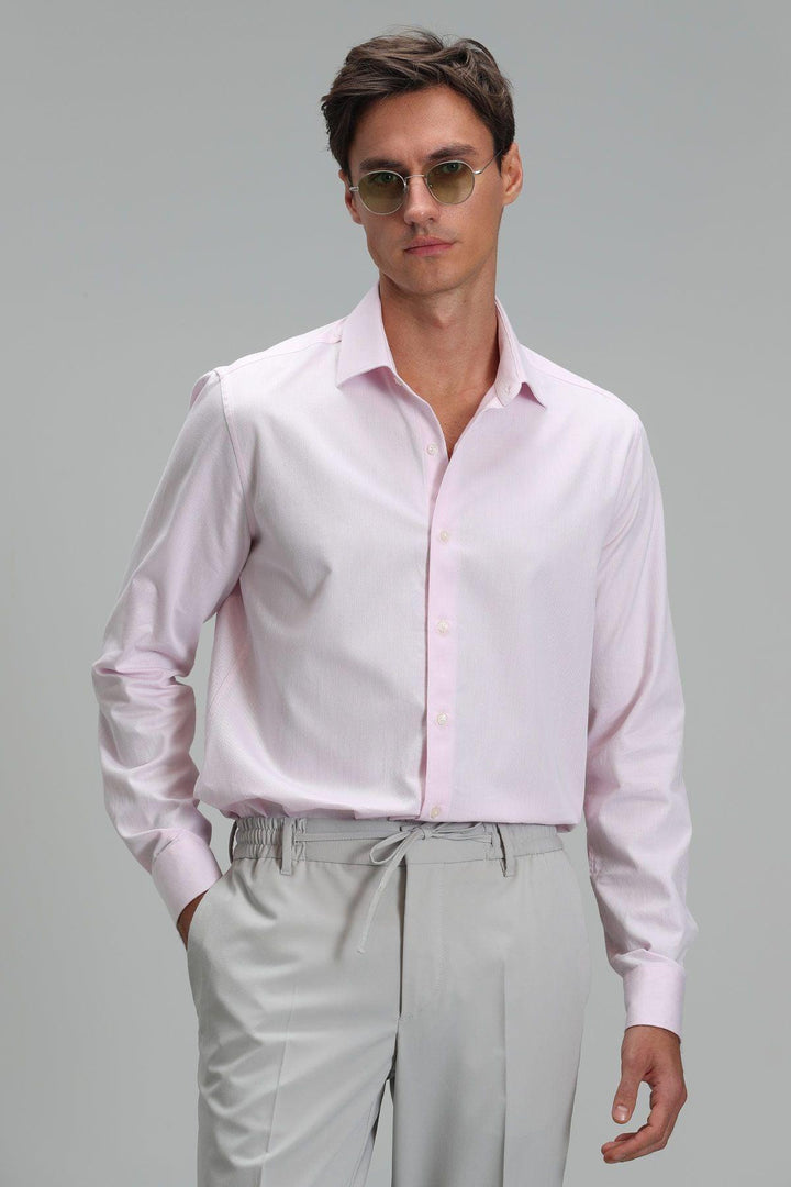 Pink Perfection: The Ultimate Men's Smart Shirt for Style and Comfort - Texmart