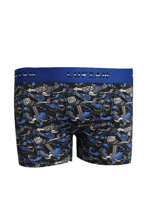 Premium Comfort: Men's Cotton Boxer Shorts in Blue by Levi's - Texmart