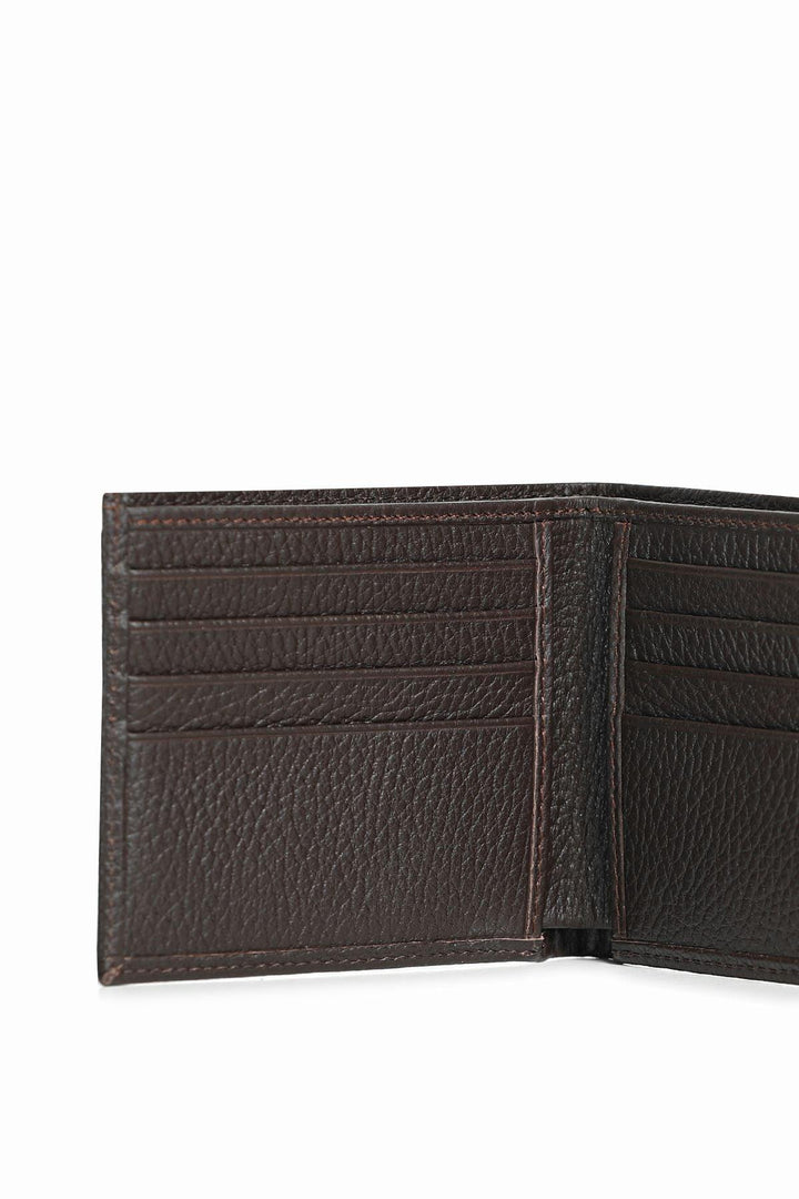 Refined Elegance: Brown Leather Card Holder for Men - Texmart