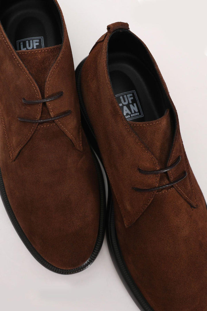 Refined Elegance: Handcrafted Brown Leather Boots for Men by Oleoso - Texmart