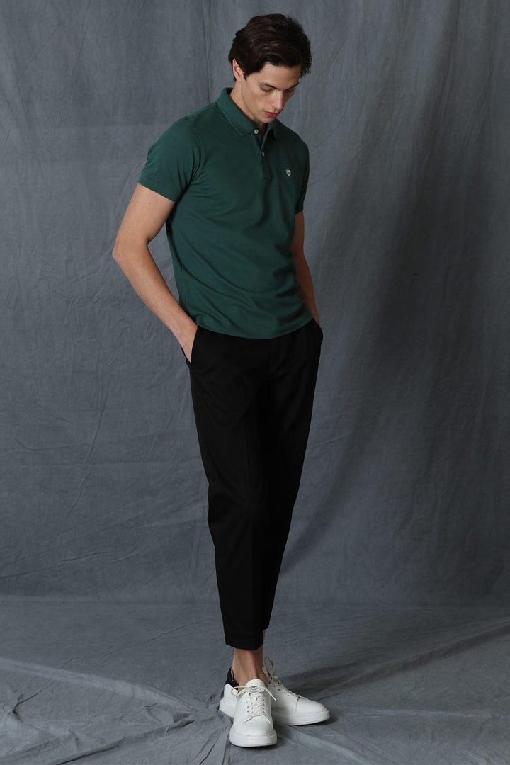 Refined Elegance: The Ultimate Black Slim Fit Chino Trousers for Men by Aden Smart - Texmart