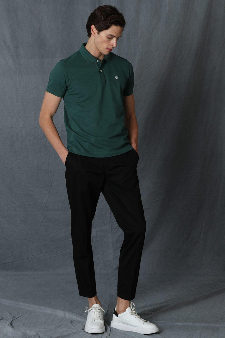 Refined Elegance: The Ultimate Black Slim Fit Chino Trousers for Men by Aden Smart - Texmart