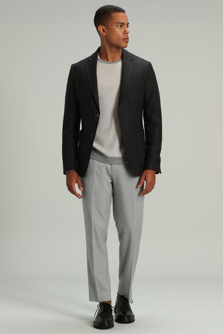 Refined Noir Slim Fit Blazer: Unleash Your Style with Clas Sports - Texmart