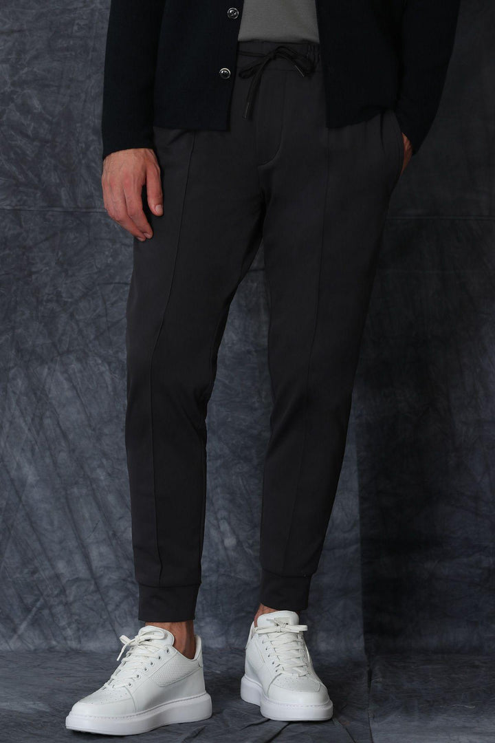 SleekFit Anthracite Slim Chino Trousers: The Perfect Blend of Style and Comfort - Texmart
