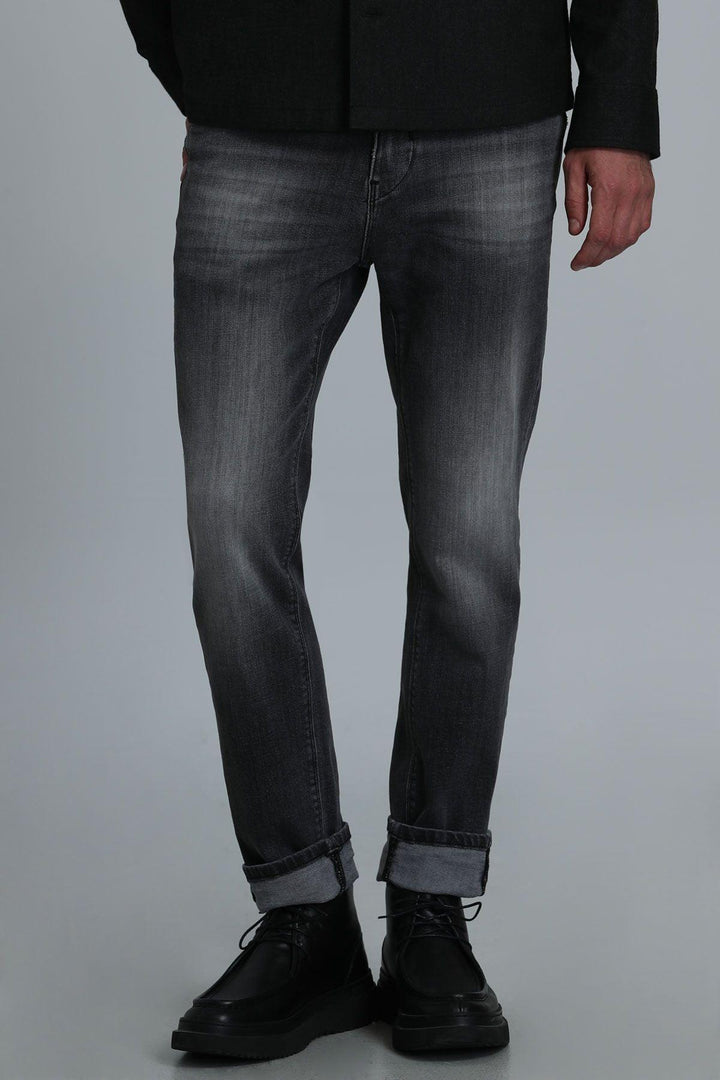 SleekFit Flex Gray Denim Smart Jeans: Elevate Your Style with Comfort and Flexibility - Texmart