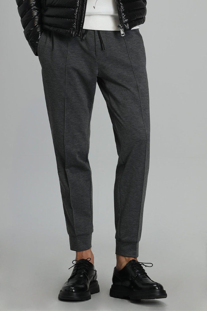 SleekFlex Slim-Fit Dark Gray Jogger Trousers: The Ultimate Blend of Style and Comfort - Texmart