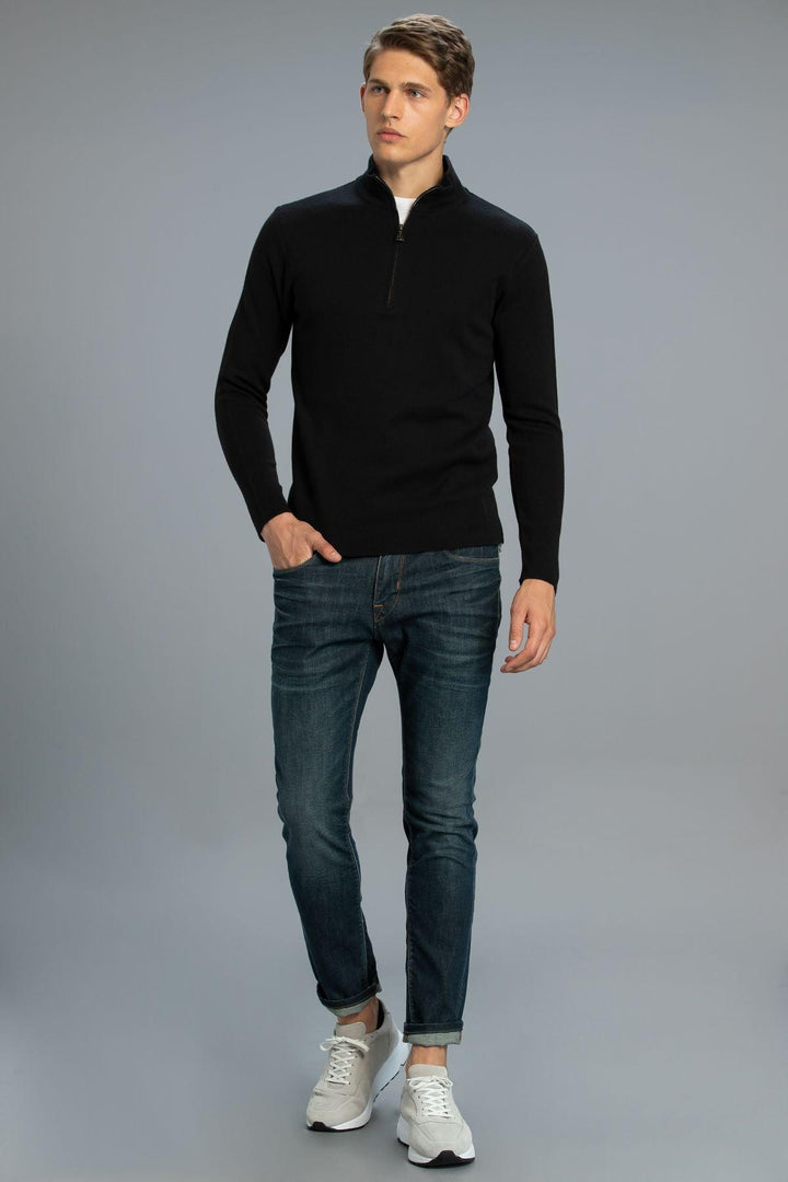 Slim Fit Blue Denim Trousers for Men - Werner Smart Jean Collection - Texmart