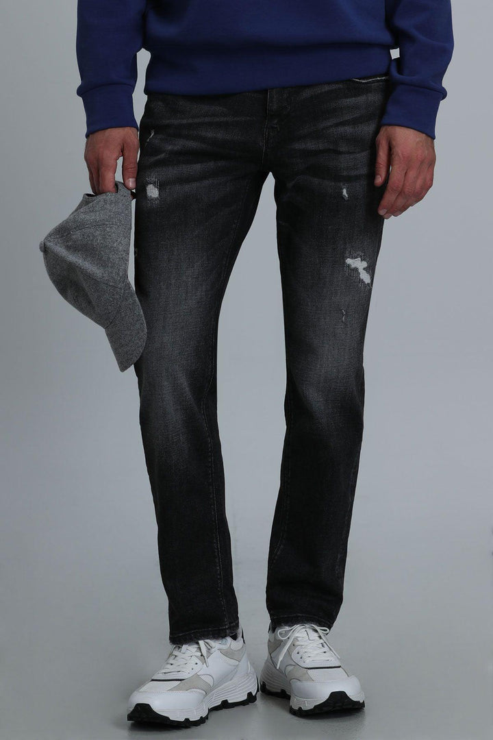 Smart Black Slim Fit Men Jeans - Texmart