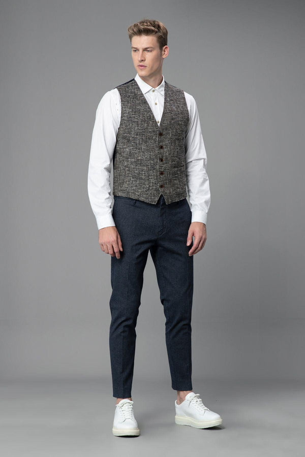 Sophisticated Brown Cotton Men's Vest: A Timeless Wardrobe Essential - Texmart