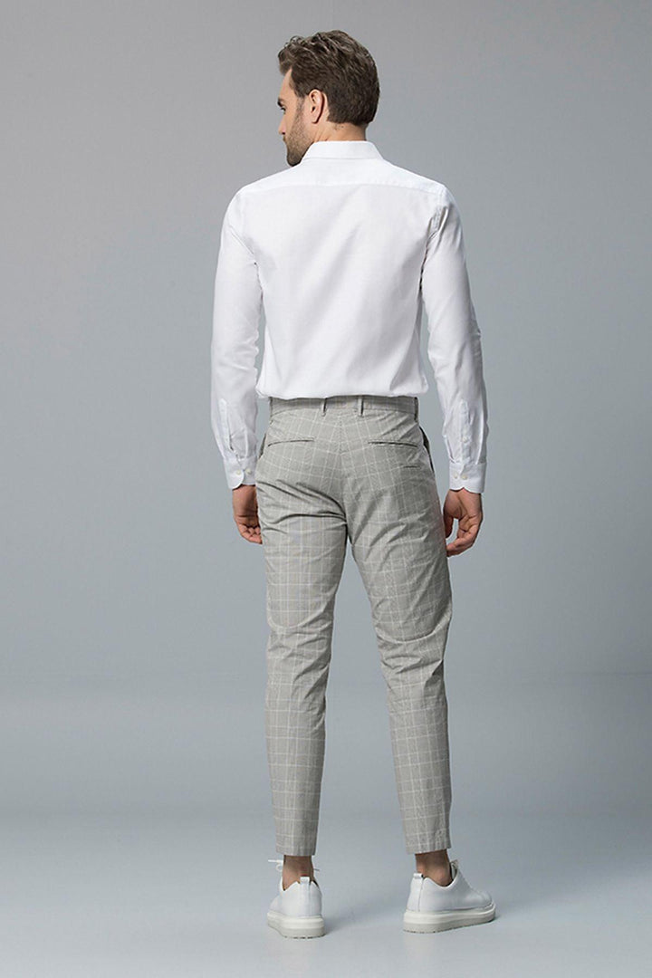 Sophisticated Elegance: The Crisp White Comfort Slim Fit Shirt for Men by Eige - Texmart