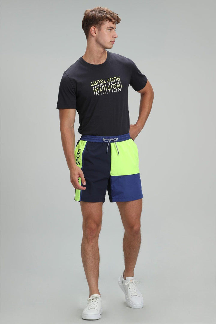 Sunshine Yellow Coastal Swim Shorts for Men - Texmart