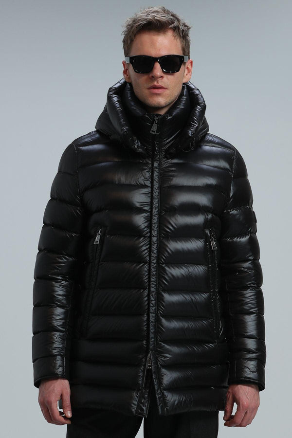 The Arctic Expedition Men's Black Goose Feather Coat - Texmart