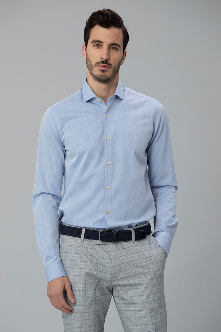 The Blue Haven Men's Smart Shirt - A Stylish and Comfortable Essential for Every Occasion - Texmart
