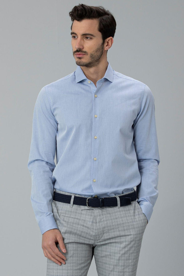 The Blue Haven Men's Smart Shirt - A Stylish and Comfortable Essential for Every Occasion - Texmart