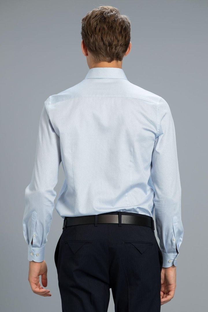 The Blue Horizon Men's Modern Fit Stretch Shirt - Texmart