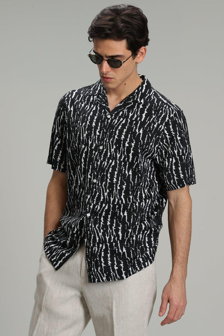 The Classic Noir Resort Fit Shirt for Men - Texmart