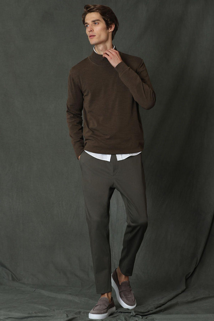 The Cozy Camel Blend Fisherman Sweater: A Perfect Blend of Warmth and Style for Men - Texmart